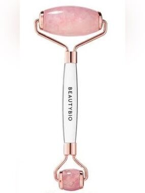 BEAUTYBIO Rose Quartz Dual Ended Facial Roller